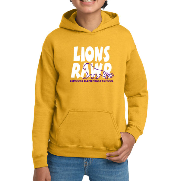 Lions Rawr Youth Hooded Sweatshirt Thumbnail