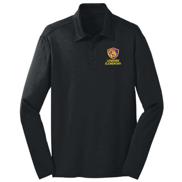 Lemoore Elementary  - Silk Touch Performance Long Sleeve Polo Thumbnail